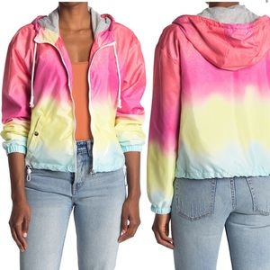 Hurley Tie Dye Hooded Windbreaker